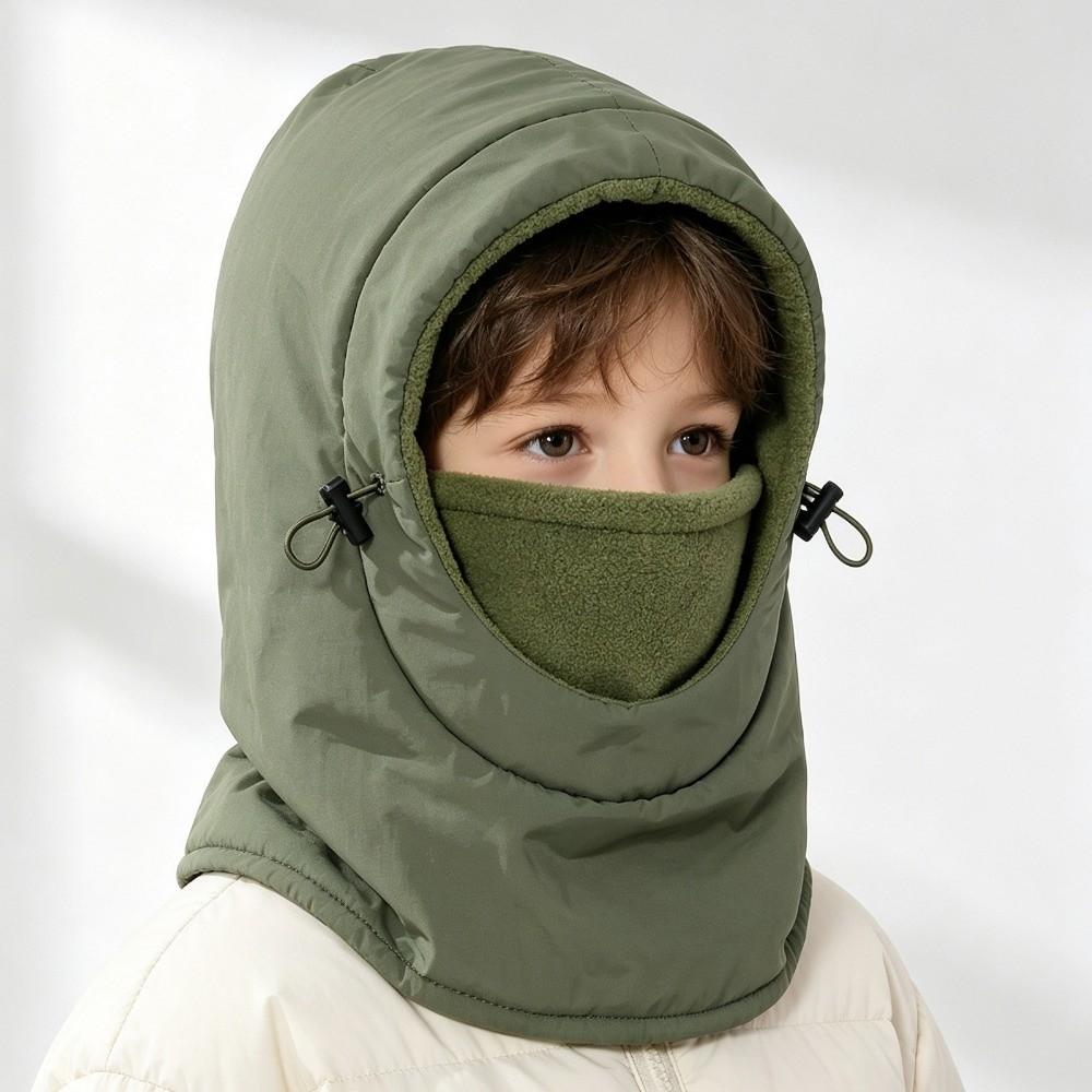 Thick Winter Face Mask Warm Windproof Hood Hat Hooded Kids Balaclava Hat Skiing