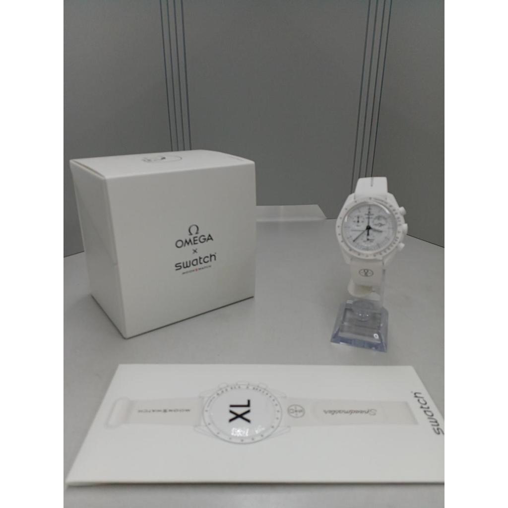 Used OMEGA SWATCH S033W700 MISSION TO THE MOONPHASE