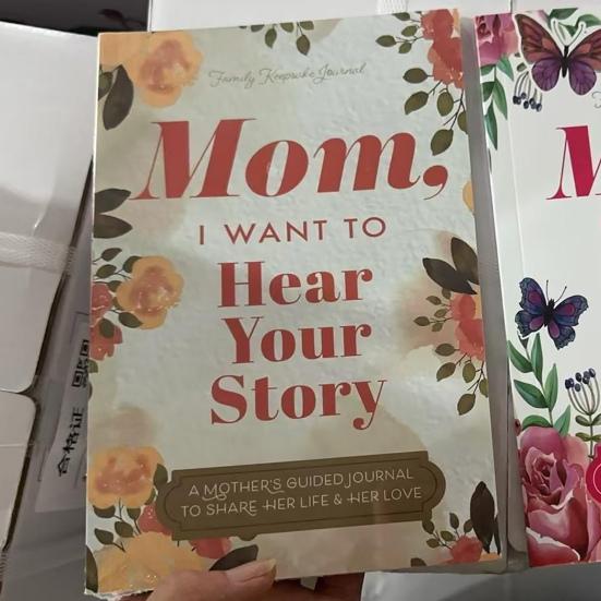 Записная книжка Mom Story Guided Journal, чтобы поделиться своей жизнью, своей любовью, матерью
