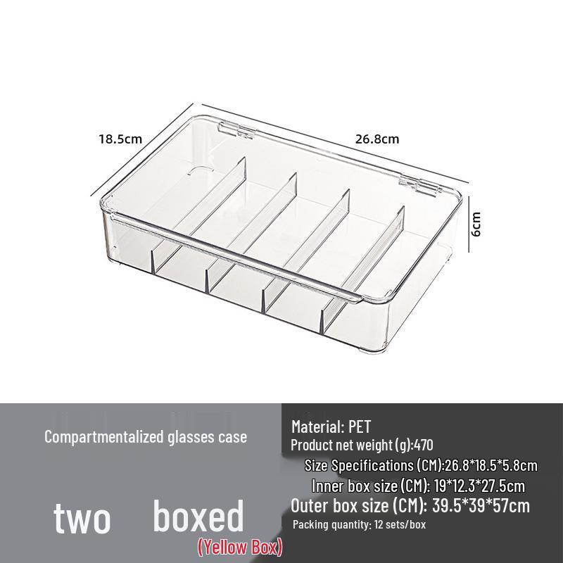 Акриловый бокс для хранения солнцезащитных очков для трансграничной торговли: Многослойный настольный выставочный шкаф с выдвижными ящиками, пылезащитная полка