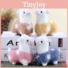 Cute Mini Alpaca Plush Toy Soft Short Plush Keychain For Gifts And Celebrations