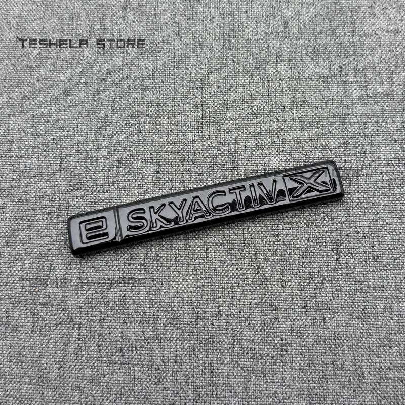 Car Trunk Sticker Aluminium Emblem Trim For MAZDA SKYACTIV CX5 CX30 CX60 CX90 SKYACTIVG CX-4 MX5 MAZDA3 MAZDA5 6 Accessories pbhsg