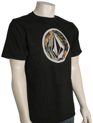 Черная футболка унисекс Volcom Circle Stone