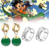 Dragon Ball Super Goku Black Accessories With Earrings And Ring For Anime Costume Parties