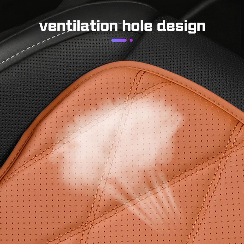 For Ssangyong Kyron Rexton Musso Grand Korando 2021 Actyon Sport Leather Car Seat Cover Anti-Slip Seat Cushion Chair Pad Accesso