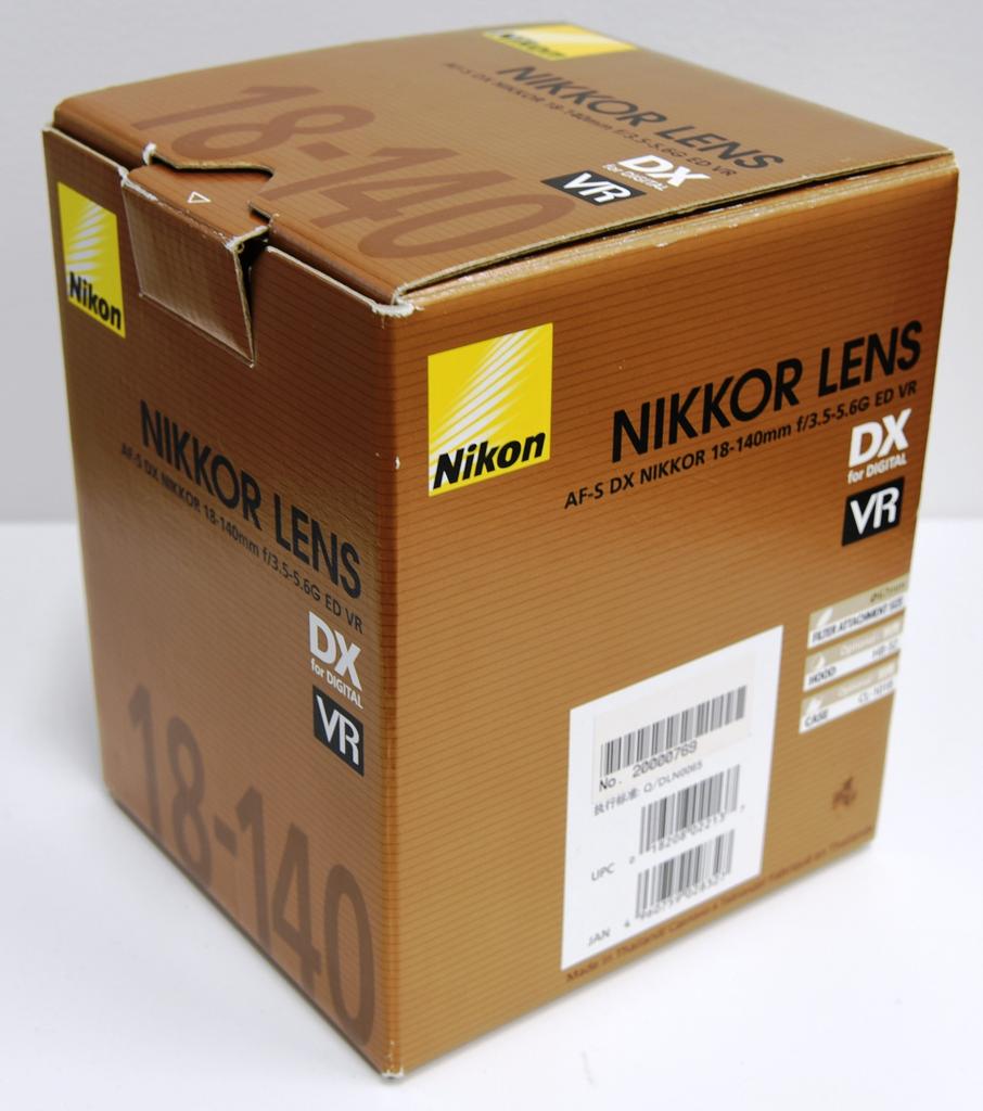 Nikon DX NIKKOR ED VR zoom lens Nikon DX format AF-S 18-140mm f/3.5-5.6G high-magnification (for only)