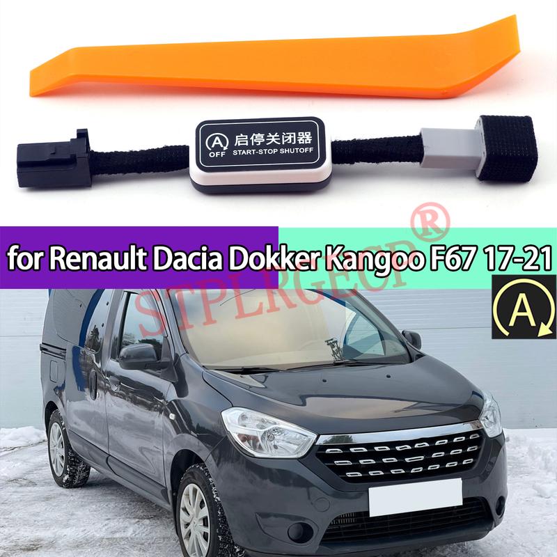 For Renault Dacia Dokker Kangoo F67 2017- Automatic Stop Start Engine System Off Device Control Sensor Plug Cable
