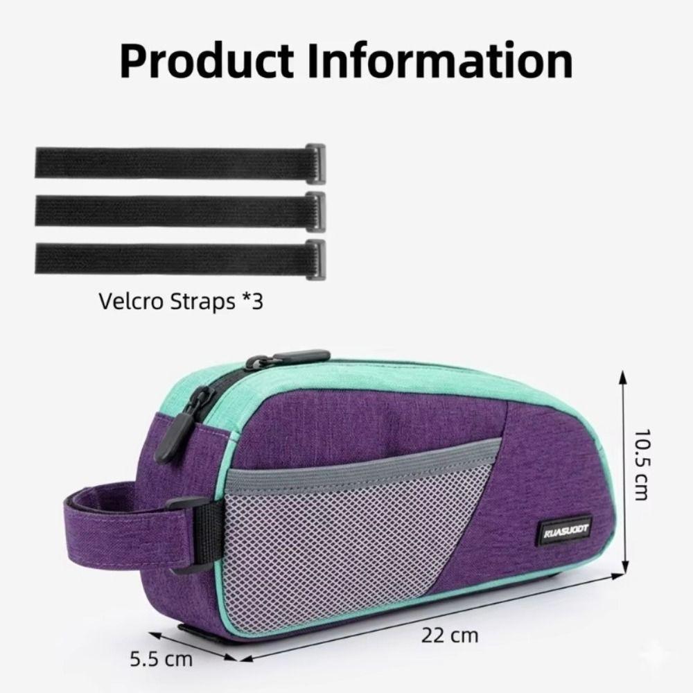 Waterproof Bicycle Top Tube Bag Large Capacity MTB Pouch  Cycling Accessories