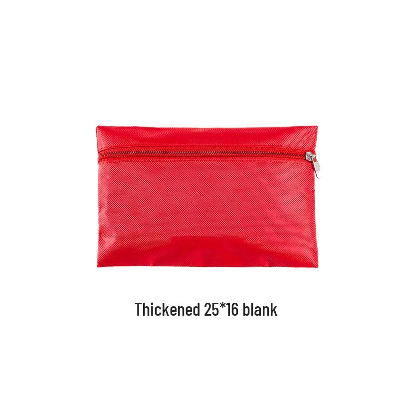 Thick Oxford Cloth Medical Emergency Bag - Compact First Aid and Medicine Storage with Zipper