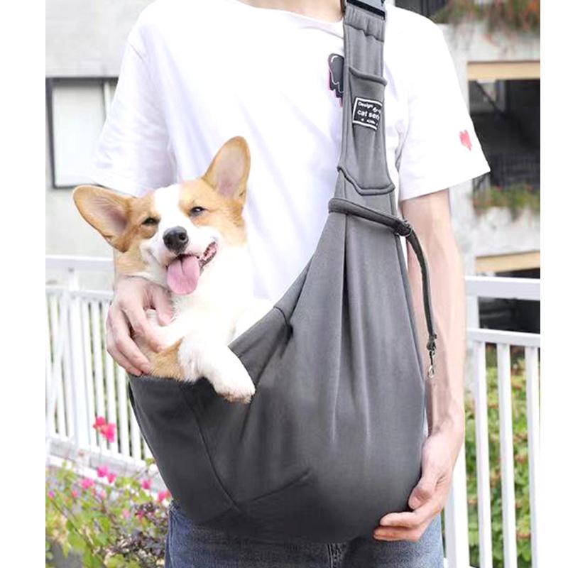 Adjustable Pet Dog Carrier Bag Outdoor Travel Puppy Single Shoulder Bags Dogs Comfort Sling Handbag Puppy Tote Pouch