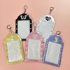 3 Inch Kawaii Photocard Holder Kpop Idol Photo Card Holder Photo Cute Bus Card ID Holder Idol Photocard Pendant Keychain