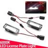 Для VW Passat B5 CC Eos Golf MK4 MK5 6 7 MK7 Polo Superb Seat Leon Altea 2 шт. Canbus Автомобильный светодиодный фонарь подсветки номерного знака