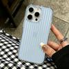 Синий Чехол для Телефона с Вертикальной Полосой Для Iphone 11 Pro Max 17 Air 16 15 14 Pro 13 12 11 15 Plus Прозрачный Силиконовый Мягкий Чехол