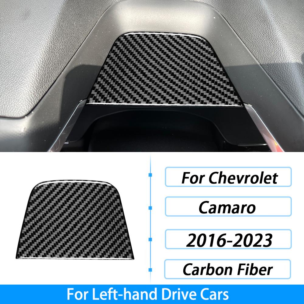 Для Chevrolet Camaro 2016 2017 2018 2019 2020 2021 2022 2023 Накладка-декор из настоящего углеродного волокна Аксессуары для интерьера автомобиля Наклейка