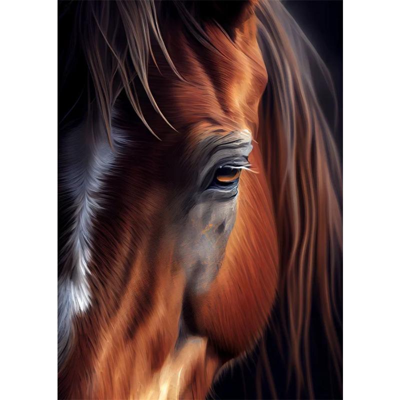 Животные Лошадь Красивые Плакаты и Принты Абстрактная Картина На Холсте Лошадь Настенные Художественные Картины для Украшения Дома Гостиной