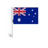 Drapeau - Australie - 14 X 21 Cm - 20 Pièces - Polyester - Mât En Plastique