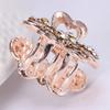 Fashion Women Gifts Crystal Rhinestone Claw Barrette Hair Clip Claw Mini Butterfly Hairpins