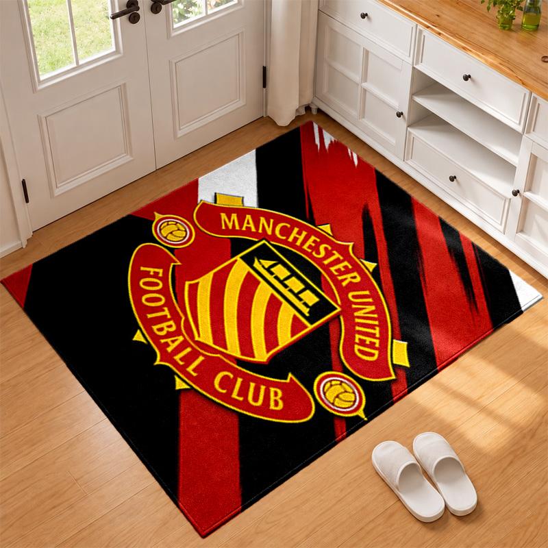 FC Manchester Carpet Door Mat for Living Room or Bedroom Protective Mat Under Chair Office Decoration Christmas Gift Birthday Present