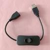 USB-кабель с выключателем для USB-лампы, USB-вентилятора, удлинитель питания