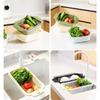 Containers Wash&Drainer Basket Multifunctional Storage Basket Kitchen Drain Basket  Fresh Vegetable