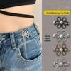 High-End Floral Invisible Waist Buckle for Seamless Adjustment