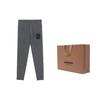 Burberry Knitted Sweatpants Men's Dark Charcoal Gray 80507681