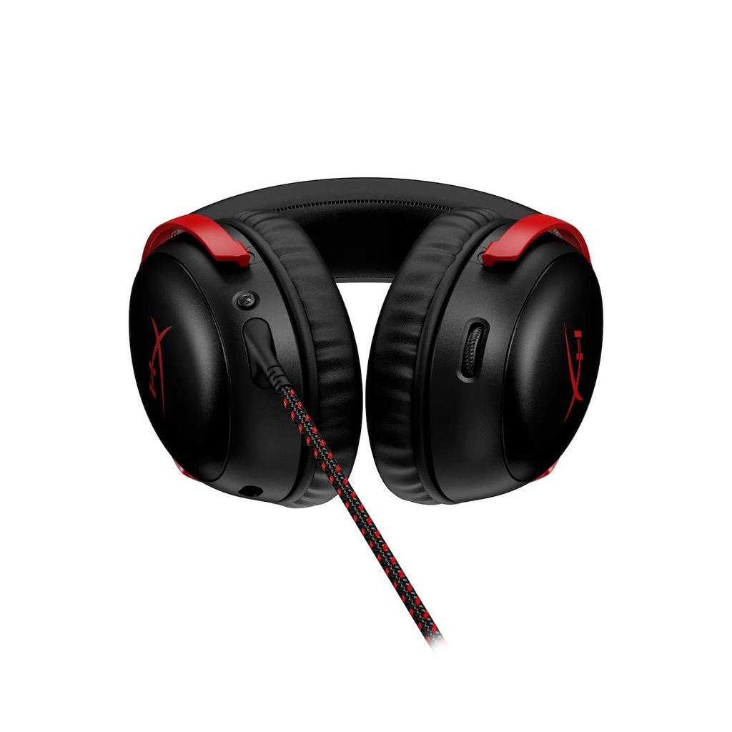 Проводная игровая гарнитура HyperX Cloud III с микрофоном, красная