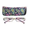 Matching Pouch Eye wear Print Flower Reading Glasses Eyeglasses Vision Care +1.00~+4.0 Diopter