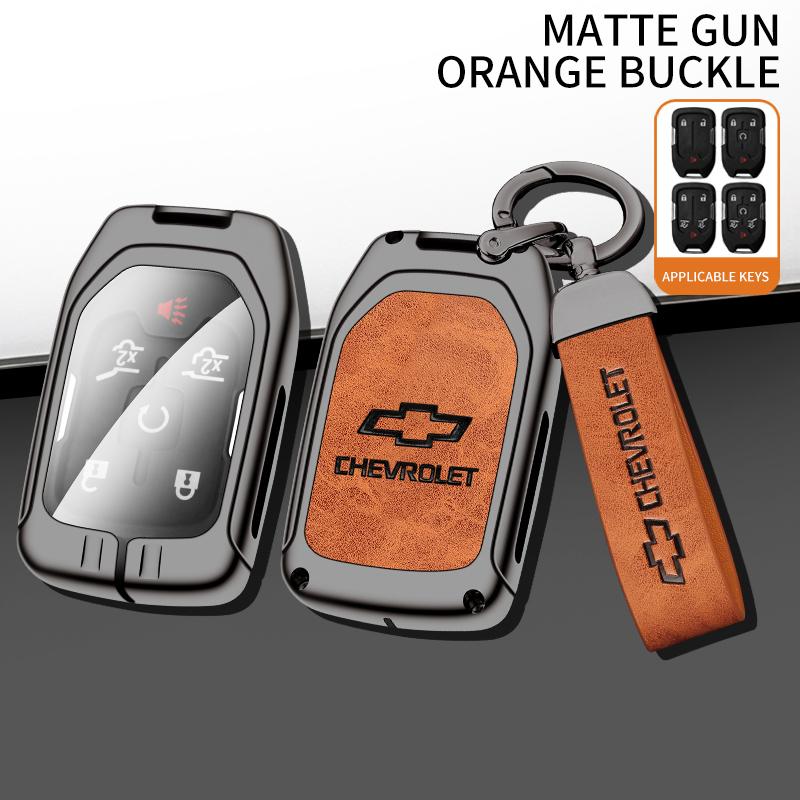 AABHO1 Alloy Car Remote Key Case Cover Shell For Chevrolet Chevy Malibu Camaro Cruze Traverse Spark Equinox Sonic Volt Bolt Accessories