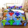 Игровые комплекты постельного белья Sprunki для детей, мальчиков, девочек, новый 3D-принт, покрывало, одеяло, пододеяльник, наволочка, украшение для спальни