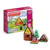 BorneLund MAGFORMERS Log House Set For Ages 3 and Up Educational Toy Magnet Block MF705016 [40 Pieces]