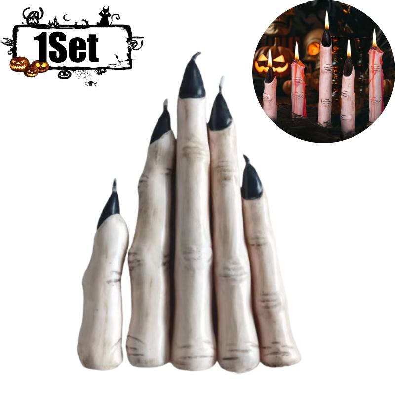 Украшение для Хэллоуинской вечеринки Зомби Рука Кровавая Ужасная Свеча из соевого воска Череп Ароматизированная Жуткая Декоративная свеча на Хэллоуин