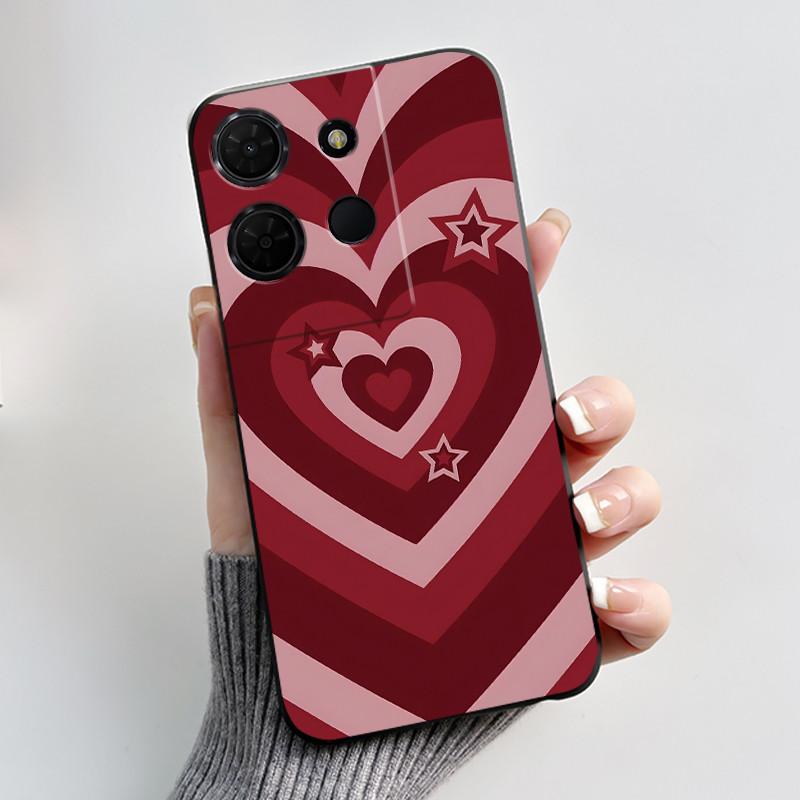 Shockproof Black Casing For TCL 503 Beautiful Aurora Snow Mountain Pattern Cover For K32 5G (T513W)/TCL K33 5G (T513Z) Soft Case