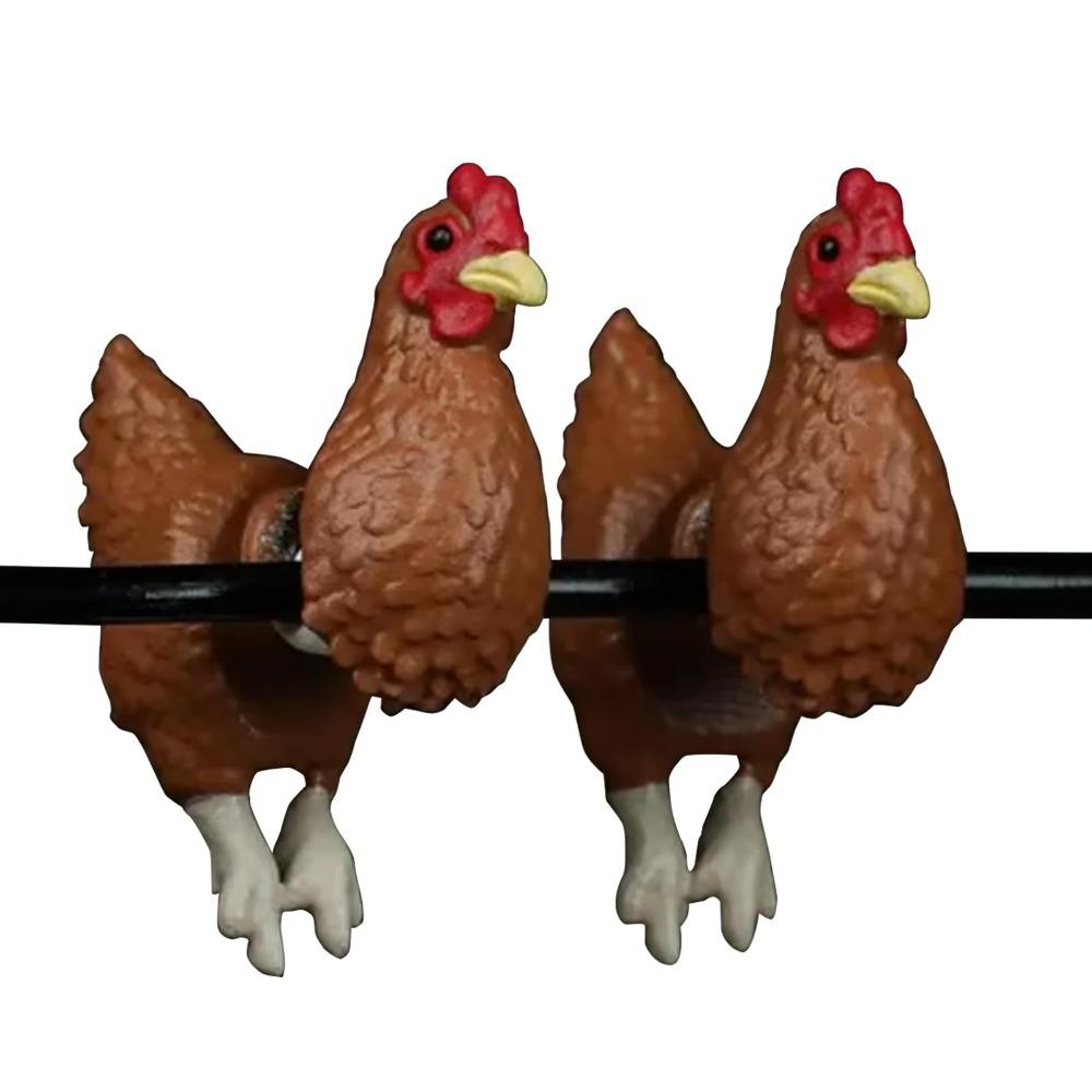 1 Pair Farm Animal Jewelry Funny Chicken Earrings Handmade Retro Earrings Funny Gifts