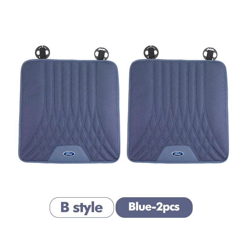 For Ford Car Styling Seats Cushion Ice Silk Elevating Pad Increase Cushion Focus mk2 mk3 mk4 Fiesta Ranger Mondeo S-MAX Kuga
