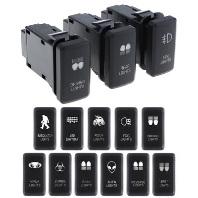 Кнопочный переключатель с синей подсветкой 12 В, совместимый с Toyota Hilux/Prado 120