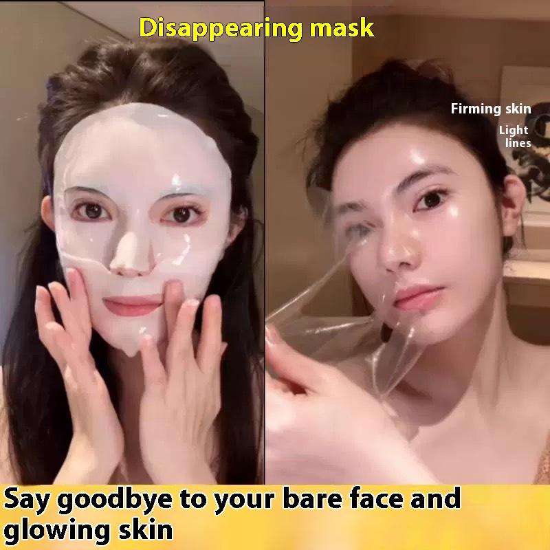 Collagen Transparent Facial Mask Dissolvable Absorbable Facial Mask Light-grain Smooth Full-face Anti-wrinkle Compact Lacquer Split