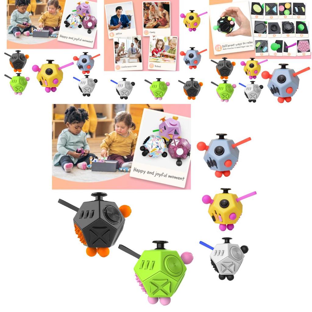 Dodecagon Fidget Cube Superior Anti-stress Toy For Adults Kids