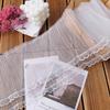 16CM Wide Double Layers Chiffon Mesh Pleated Fabric Fringe Ribbon Lace Trim Curtain Dress Hemline Sewing DIY Crafts Materials