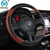 Автомобильный Стайлинг, чехол на руль, искусственная кожа, 37-38 см, чехлы на колеса автомобиля, противоскользящие, дышащие, универсальные, авто