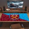 West Ham United FC Logo Color Mouse Pad Large Gaming Table Cushion Non-slip Laptop Tablet Big Mousepad XXL Mat Mini PC Playmat With Lock edge