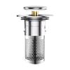 Stainless Steel Anti-Hair Pop-Up Washbasin Drain Filter