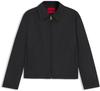 Демисезонная куртка HUGO Хлопковая куртка Regular-fit с вощеной отделкой - Style Bapo2531 50544628 Black