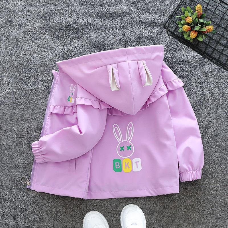 Толстовки с капюшоном с рисунком для мальчиков и девочек, осенняя куртка, весенняя и осенняя, детская тонкая куртка для маленьких детей