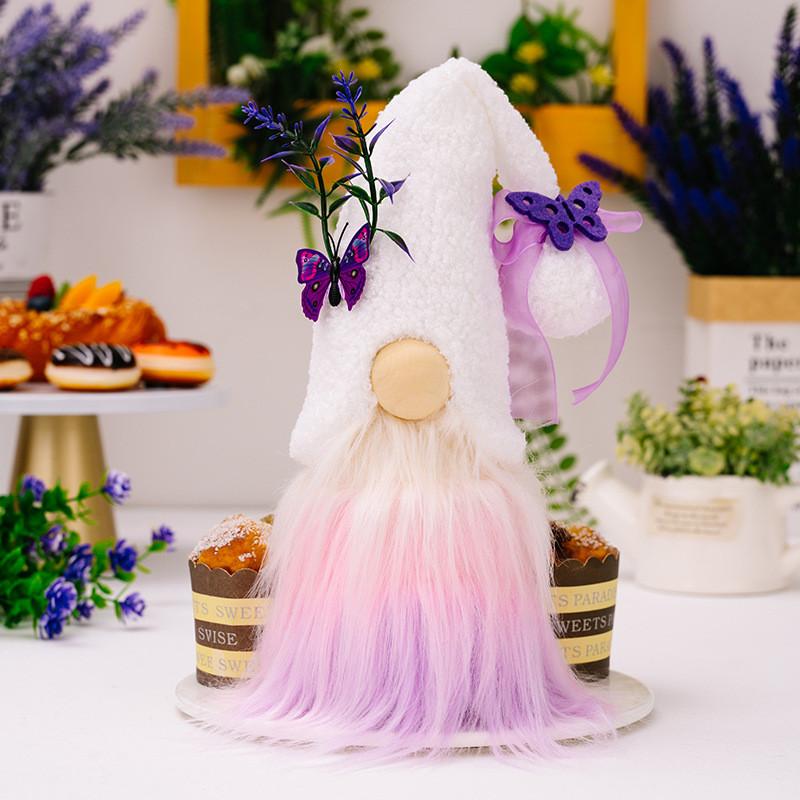 Очаровательная лавандовая кукла-бабочка ко Дню матери Элегантный фиолетовый декор для дома