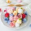 Simulation Rose Head Candy Box Companion Gift Decoration Small Rose Buds Corsage Headdress Flowers Silk Flowers Shooting Props Decoration Fake Flowers