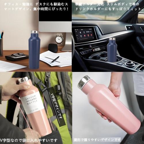 MYEEDA 500ml Thermos Stainless Steel Water Bottle, Stylish, Easy to Clean, Direct Drinking, Insulated, for Girls and Boys, Stylish, Lightweight, Keeps