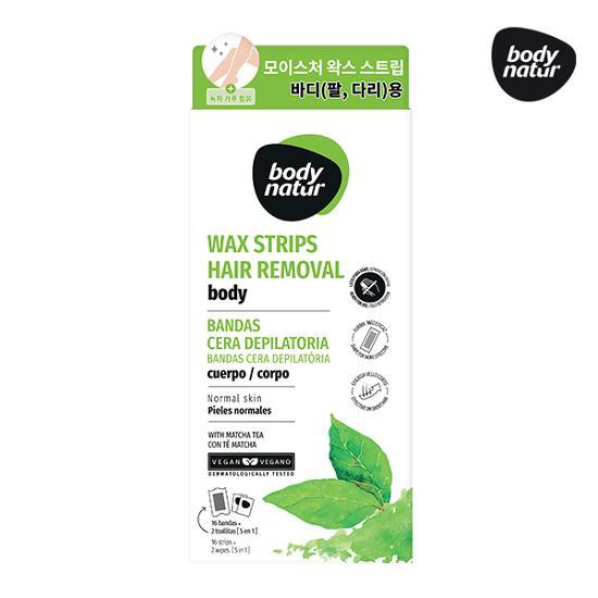 Bodynatur Hair Remover Wax Strips (Choose 1 of 2 Types) (16 Sheets)
