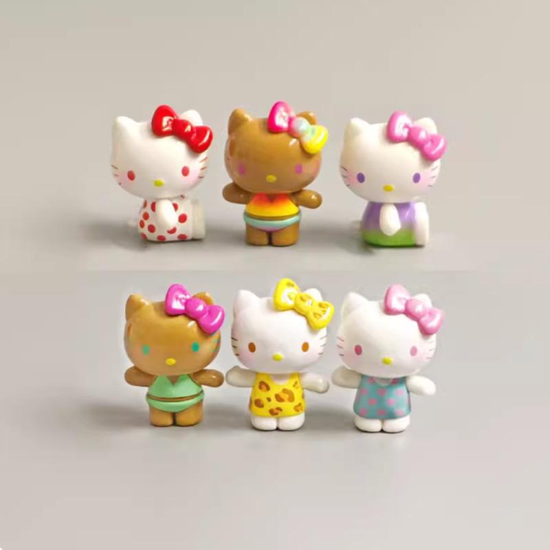 New Kt Cat Daily Life Series Blind Box Cute Mini Action Figure Handmade Dolls Desktop Decoration Girls Birthday Surprise Gifts