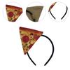 Карнавальный ободок для волос в виде пиццы, Рождественское карнавальное украшение, Ободок для волос с фаст-фудом, Взрослый карнавальный ободок, Праздничная повязка для волос для вечеринки